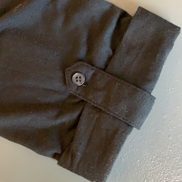 Ashley Blue Womens Top Collar Long Sleeve Gold Grommet Collar plus size XL - Picture 6 of 7